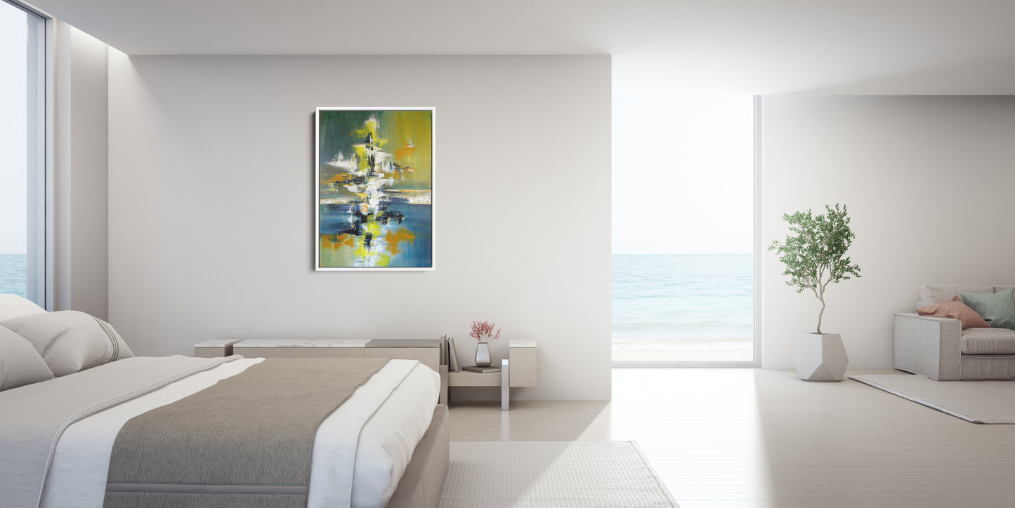 Modern Abstract Painting, Palette Knife Artwork, Original Painting on Canvas, Abstract Style Painting