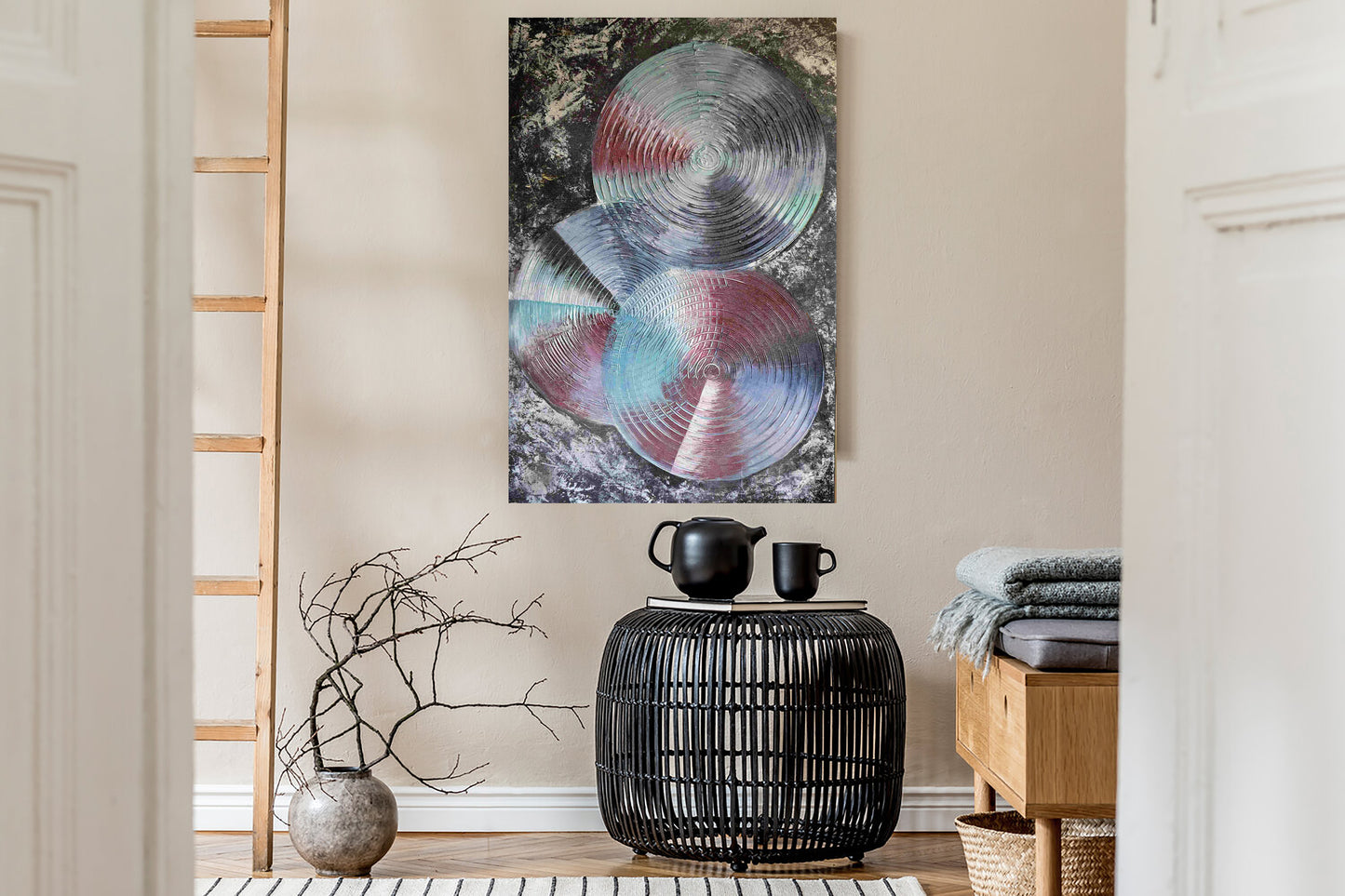 Original  Painting on Canvas, Wall Art Abstract, Handmade Original Acrylic Painting, Textured Art